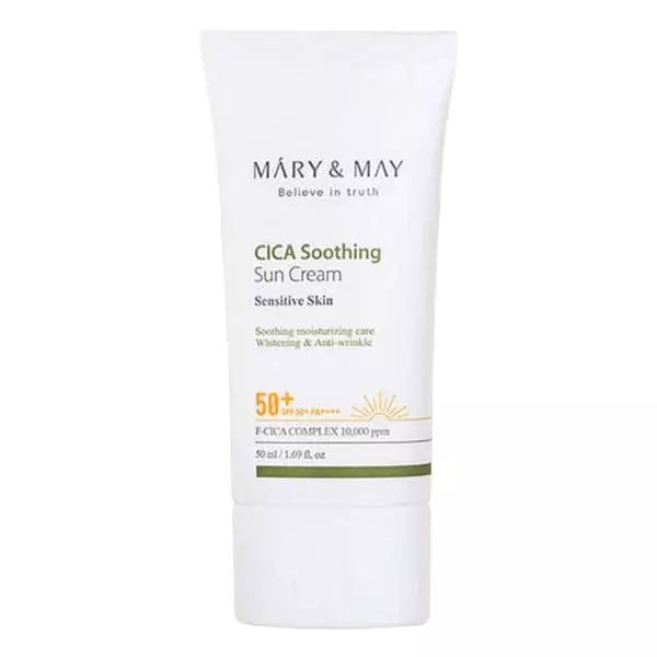 Mary&May: CICA Soothing Sun Cream SPF50+ PA++++ 50ml