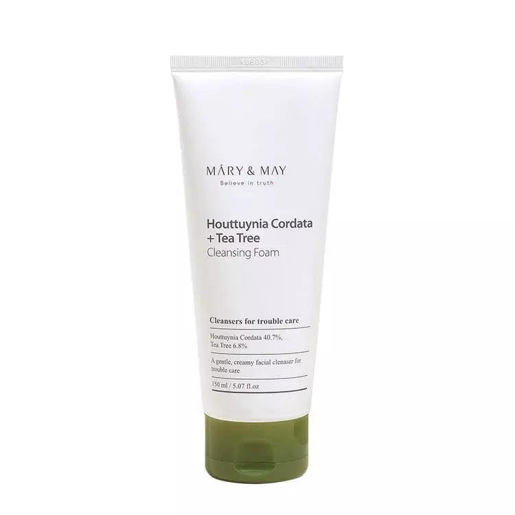 Mary&May: Houttuynia Cordata + Tea Tree Cleansing Foam 150ml