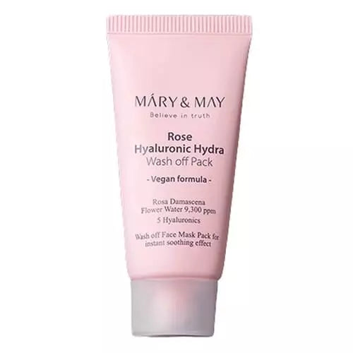 Mary&May: Rose Hyaluronic Hydra Wash Off Mask Pack 30g